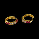 916 Twenty Two Karat (22K) Teens / Adult Hoops -Style