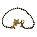 916 Twenty Two Karat (22K) Gold Black Beads Kids 5.0-inch Najariya - Style