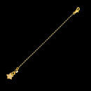 916 Twenty Two Karat (22K) Gold Black Beads Kids 5.0-inch Najariya - Style