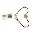 916 Twenty Two Karat (22K) Gold Black Beads Kids 5.0-inch Najariya - Style