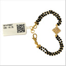 916 Twenty Two Karat (22K) Gold Black Beads Kids 5.0-inch Najariya - Style