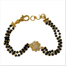 916 Twenty Two Karat (22K) Gold Black Beads Kids 5.0-inch Najariya - Style