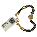916 Twenty Two Karat (22K) Gold Black Beads Kids 5.0-inch Najariya - Style