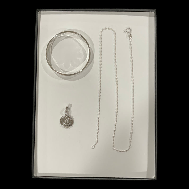 925 Sterling Silver Traditional Sikh Toddler Kid Gift Set - Box