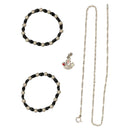 925 Sterling Silver Traditional Indian New Born Kid Gift Set - Box