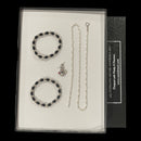 925 Sterling Silver Traditional Indian New Born Kid Gift Set - Box