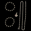 925 Sterling Silver Traditional Indian New Born Kid Gift Set - Box