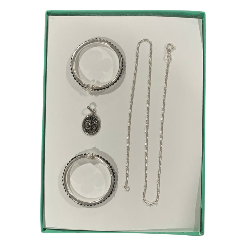 925 Sterling Silver New Born Kid Gift Set - Box
