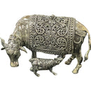925 Sterling Silver Hallmarked Solid Kamdhenu Cow Statue - Idol / Murti (Figurine