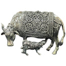 925 Sterling Silver Hallmarked Solid Kamdhenu Cow Statue - Idol / Murti (Figurine