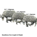 925 Sterling Silver Hallmarked Solid Kamdhenu Cow Statue - Idol / Murti (Figurine