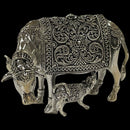 925 Sterling Silver Hallmarked Solid Kamdhenu Cow Statue - Idol / Murti (Figurine