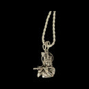 925 Sterling Silver Kid Pendant Set - Set