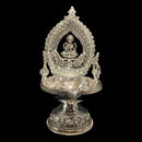 925 Sterling Silver Hallmarked Antique Style BIG Lakshmi / Kamakshi Solid Deepak (Diya) -