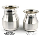 999 Pure Silver Hallmarked Puja Kalash - Style