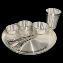 999 Pure Silver 10.0-Inch Hallmarked Exclusive Designer Heavy Western Plate Dinner Set- Set