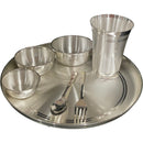 999 Pure Silver 10.0-Inch Hallmarked Exclusive Designer Heavy Western Plate Dinner Set- Set