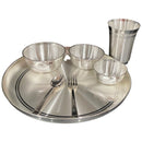999 Pure Silver 11.0-Inch Hallmarked Exclusive Designer Heavy Western Plate Dinner Set - Set