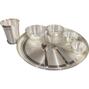 999 Pure Silver 12.0-Inch Hallmarked Exclusive Designer Heavy Western Plate Dinner Set - Set