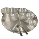 999 Pure Silver 12.0-Inch Hallmarked Exclusive Designer Heavy Western Plate Dinner Set - Set