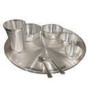 999 Pure Silver 12.0-Inch Hallmarked Exclusive Designer Heavy Western Plate Dinner Set - Set