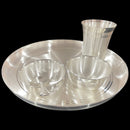 999 Pure Silver 11.0-Inch Hallmarked Exclusive Designer Heavy Western Plate Dinner Set - Set