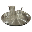 999 Pure Silver 12.0-Inch Hallmarked Exclusive Designer Heavy Western Plate Dinner Set - Set