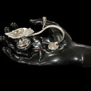 925 Sterling Silver Hallmarked Aarti Deepak Stand - Style