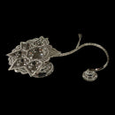 925 Sterling Silver Hallmarked Pancha Aarti / Harathi stand- Style