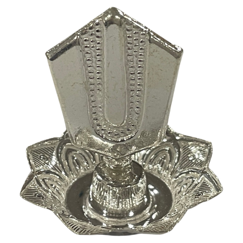 925 Sterling Silver Balaji Tilak Incense Stick Holder / Agarbatti Stand - Style