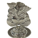 925 Sterling Silver Ganesha & Lakshmi Incense Stick Holder / Agarbatti Stand Pair - Style