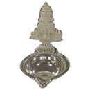 925 Sterling Silver Balaji Incense Stick Holder & Diya Combo - Style