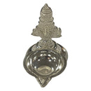 925 Sterling Silver Balaji Incense Stick Holder & Diya Combo - Style