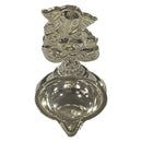 925 Sterling Silver Ganesha Incense Stick Holder & Diya Combo - Style