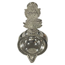 925 Sterling Silver Lakshmi / Laxmi Incense Stick Holder & Diya Combo - Style