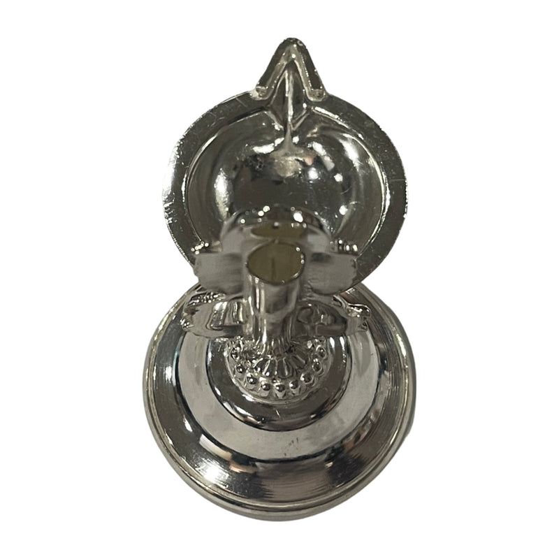 925 Sterling Silver Lakshmi / Laxmi Incense Stick Holder & Diya Combo - Style