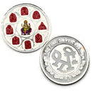 999 Pure Silver Ashtha Ganesha 10 Gram Coin