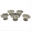 925 Sterling Silver Hallmarked Assorted  Designer Diyas (Pack of Five) -