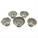 925 Sterling Silver Hallmarked Assorted  Designer Diyas (Pack of Five) -