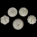 925 Sterling Silver Hallmarked Assorted  Designer Diyas (Pack of Five) -