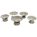 925 Sterling Silver Hallmarked Assorted  Designer Diyas (Pack of Five) -