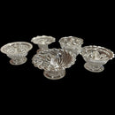 925 Sterling Silver Hallmarked Assorted  Designer Diyas (Pack of Five) -