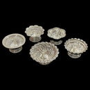925 Sterling Silver Hallmarked Assorted  Designer Diyas (Pack of Five) -
