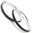 925 Sterling Silver New Born / Toddler Kids Black Beads Kada - Style