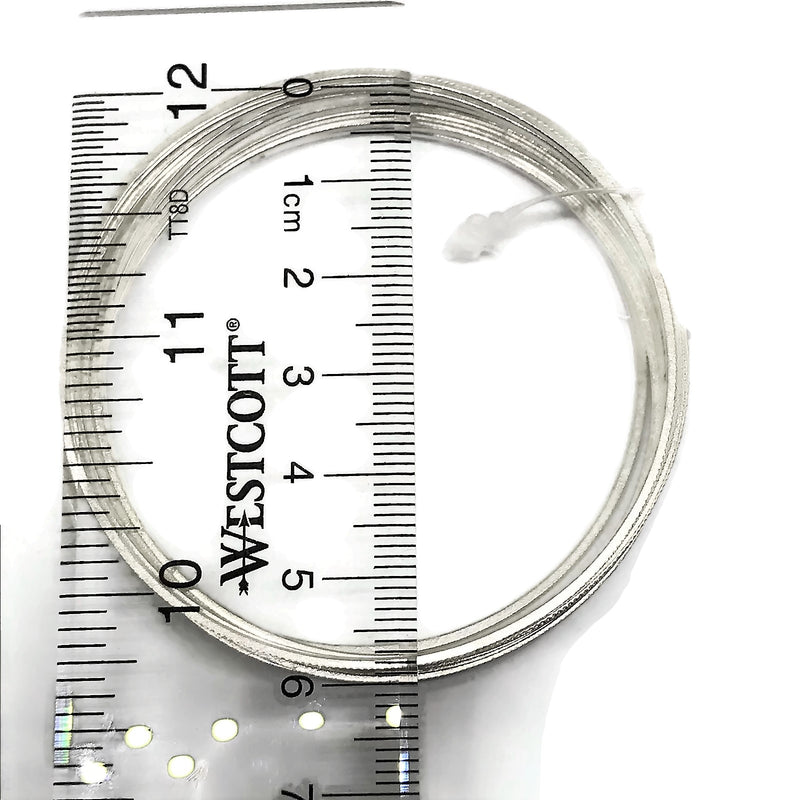 925 Sterling Silver Bangle Bracelet - Set of Ten - Style