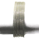 925 Sterling Silver Bangle Bracelet - Set of Twelve - Style