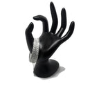 925 Sterling Silver Bangle Bracelet - Set of Twelve((Style