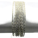 925 Sterling Silver Bangle Bracelet - Set of Twelve((Style