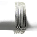 925 Sterling Silver Bangle Bracelet - Set of Twelve(Style