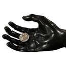 925 Sterling Silver Hallmarked Diwali 4.5 inch Chirag Diya Puja Set